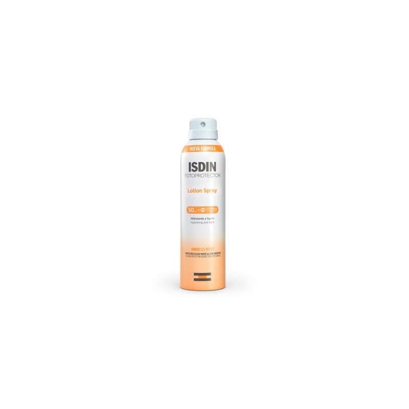 ISDIN TRANSPARENT SPRAY WET SKIN FOTOPROTECTOR SPF50+ 250 ML ISDIN TRANSPARENT SPRAY WET SKIN FOTOPROTECTOR SPF50+ 250 ML
