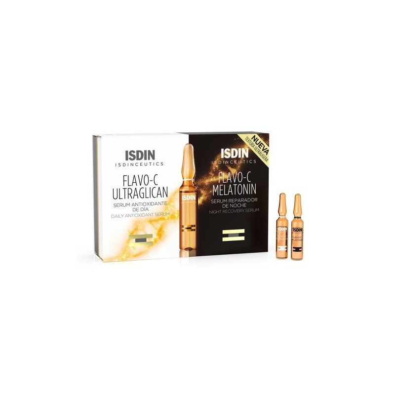 ISDINCEUTICS FLAVO-C ULTRAGLICAN + ISDINCEUTICS PACK 10 U X 2 ML + 10 U X 2 ML ISDINCEUTICS FLAVO-C ULTRAGLICAN + ISDINCEUTICS PACK 10 U X 2 ML + 10 U X 2 ML