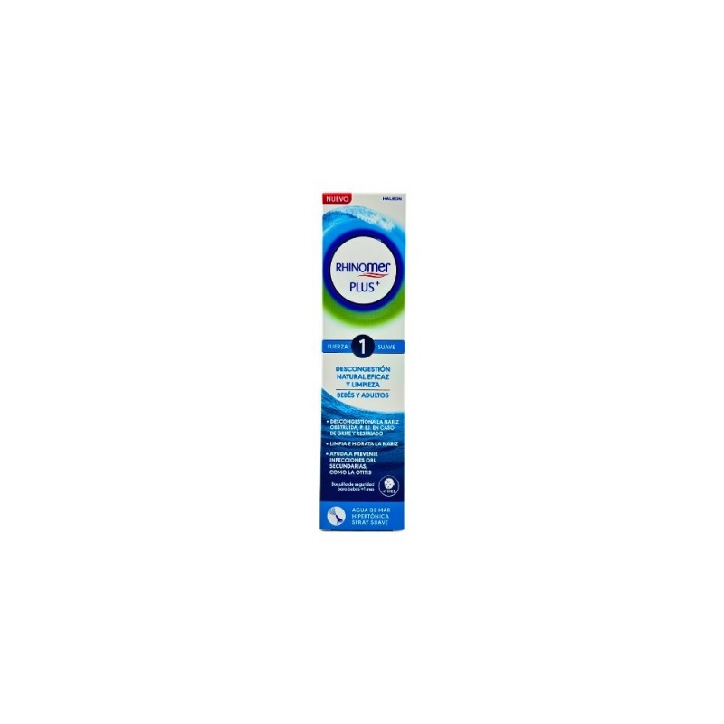 RHINOMER PLUS BEBES Y ADULTOS FUERZA 1 SUAVE SPRAY 125 ML RHINOMER PLUS BEBES Y ADULTOS FUERZA 1 SUAVE SPRAY 125 ML