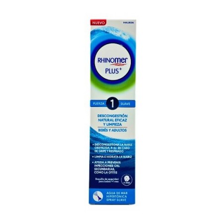  RHINOMER PLUS BEBES Y ADULTOS FUERZA 1 SUAVE SPRAY 125 ML 