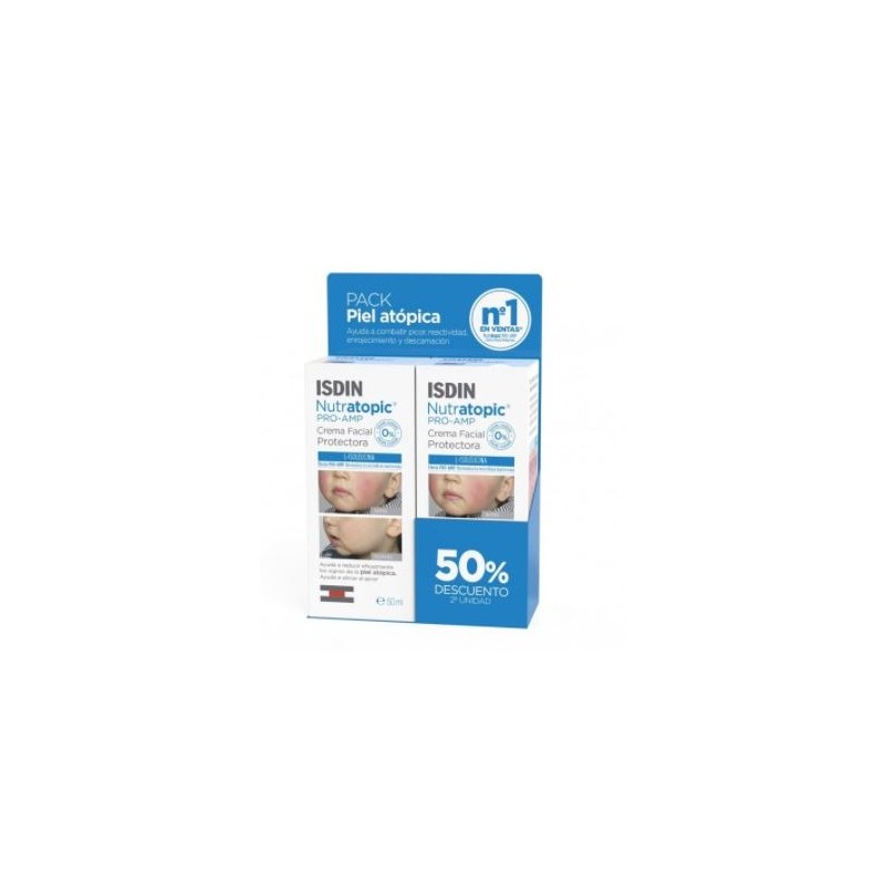 ISDIN NUTRATOPIC PRO-AMP FACIAL 50 ML SEGUNDA UNIDAD 50% ISDIN NUTRATOPIC PRO-AMP FACIAL 50 ML SEGUNDA UNIDAD 50%
