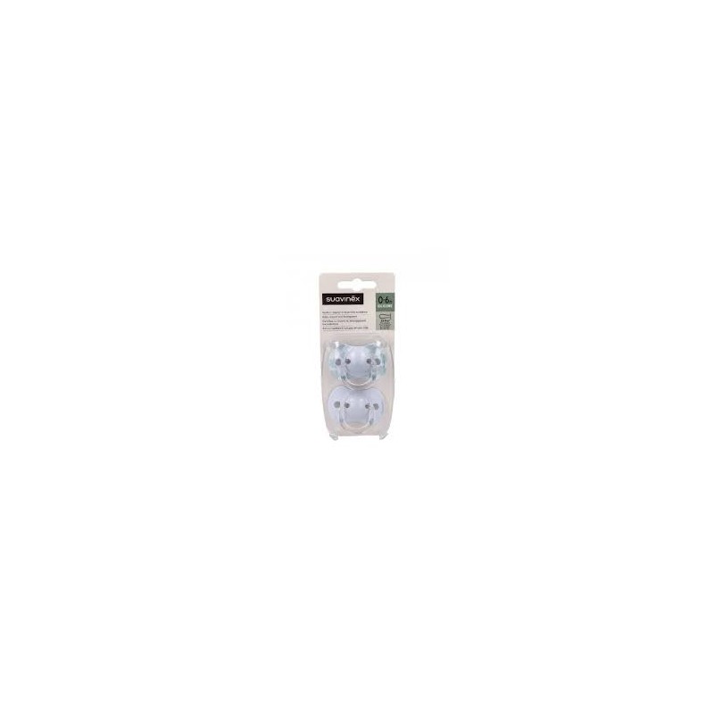 SUAVINEX CHUPETE SILICONA FISIOLOGICO 0-6 M 2 UNIDADES SUAVINEX CHUPETE SILICONA FISIOLOGICO 0-6 M 2 UNIDADES