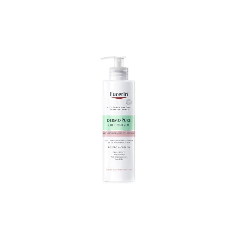 EUCERIN DERMOPURE GEL LIMPIADOR CONCENTRADO TRIPLE EFECTO 1 ENVASE 400 ML EUCERIN DERMOPURE GEL LIMPIADOR CONCENTRADO TRIPLE EFECTO 1 ENVASE 400 ML