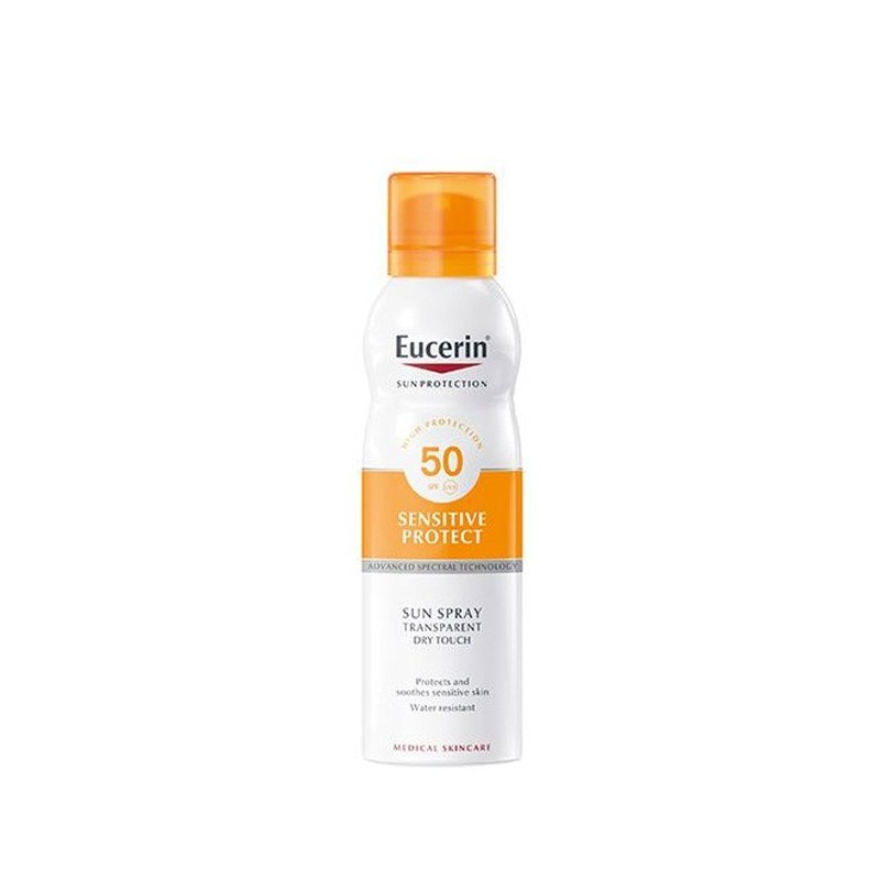 EUCERIN SENSITIVE PROTECT SPF50+ SPRAY TRANSPARENTE 200 ML EUCERIN SENSITIVE PROTECT SPF50+ SPRAY TRANSPARENTE 200 ML