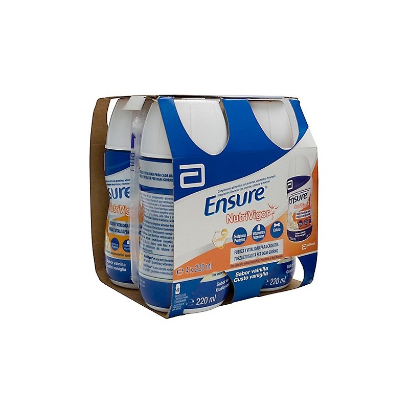 ENSURE NUTRIVIGOR VAINILLA 4X220 ML ENSURE NUTRIVIGOR VAINILLA 4X220 ML