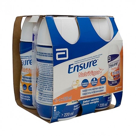  ENSURE NUTRIVIGOR VAINILLA 4X220 ML 