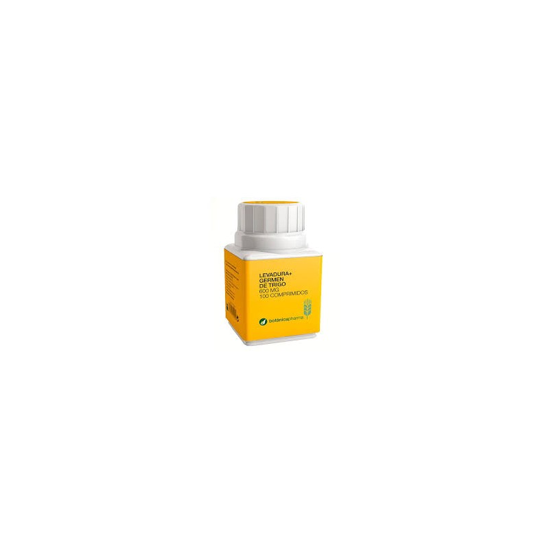 LEVADURA DE CERVEZA + GERMEN DE TRIGO BOTANICAPHARMA 600 MG 100 COMPRIMIDOS