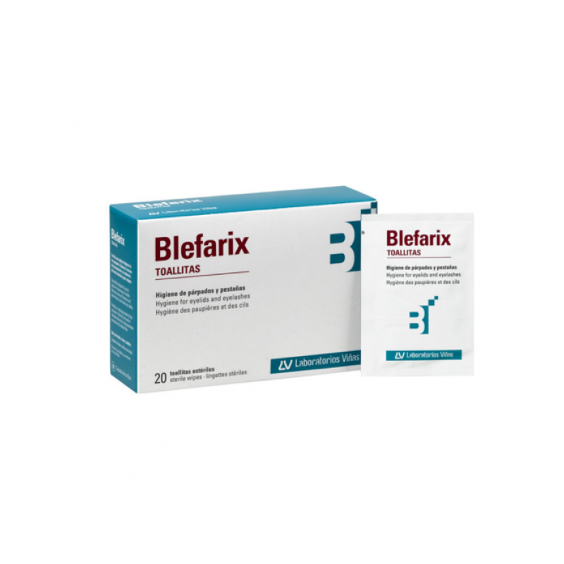 TOALLITAS BLEFARIX 20 UDS TOALLITAS BLEFARIX 20 UDS