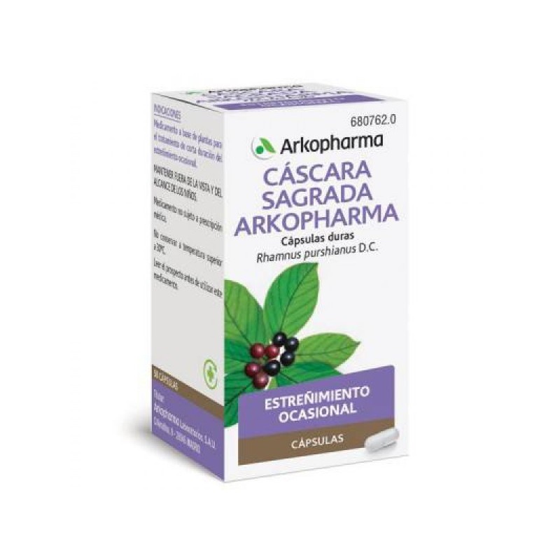 CASCARA SAGRADA ARKOPHARMA 250 MG 50 CAPSULAS CASCARA SAGRADA ARKOPHARMA 250 MG 50 CAPSULAS