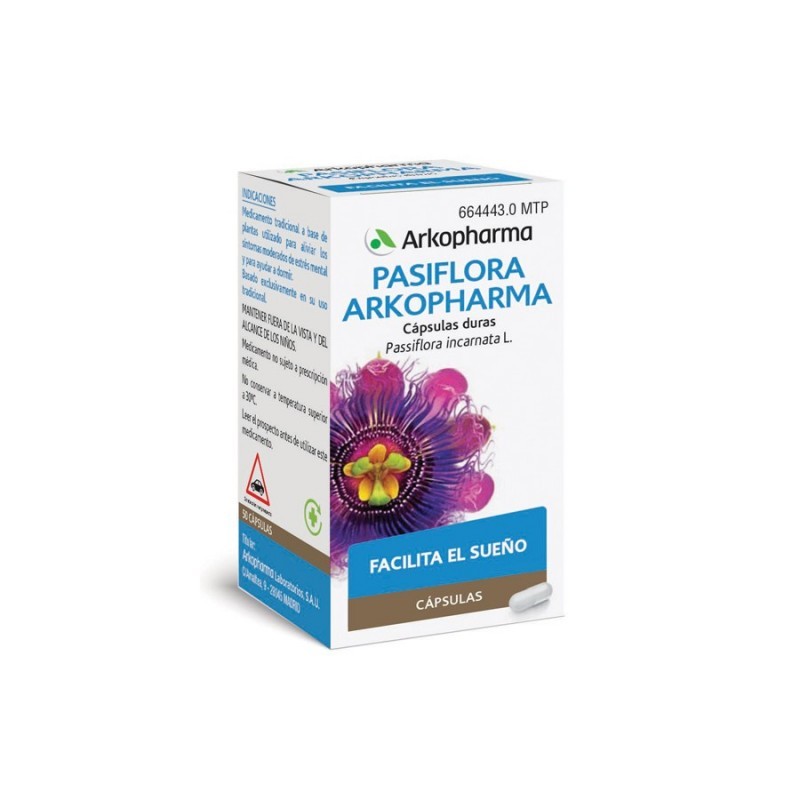 PASIFLORA ARKOPHARMA 300 MG 45 CAPSULAS PASIFLORA ARKOPHARMA 300 MG 45 CAPSULAS