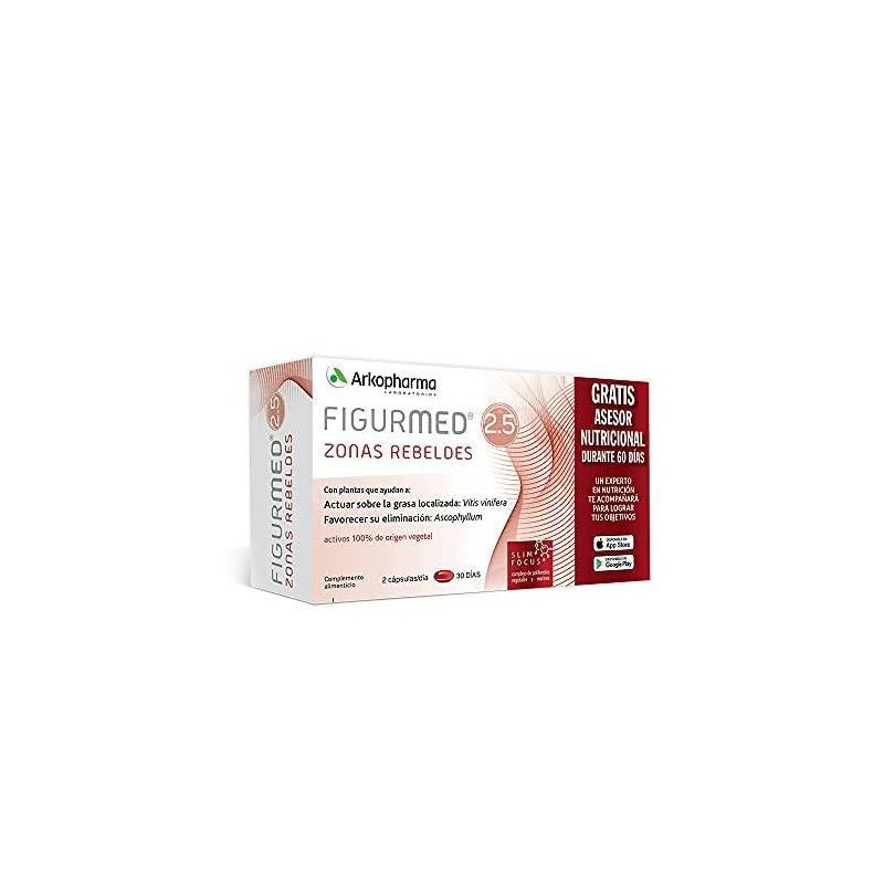 FIGURMED 2.5 ZONAS REBELDES ARKOPHARMA 60 CAPSULAS FIGURMED 2.5 ZONAS REBELDES ARKOPHARMA 60 CAPSULAS