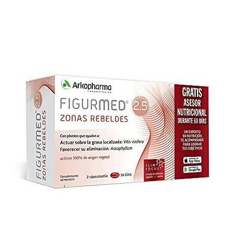  FIGURMED 2.5 ZONAS REBELDES ARKOPHARMA  60 CAPSULAS 