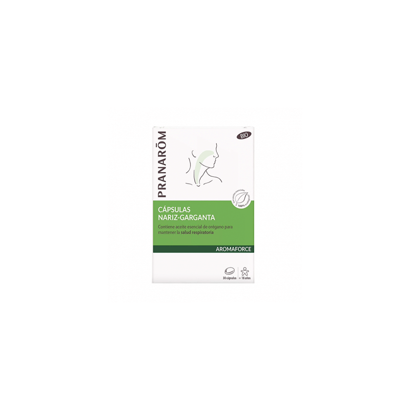 PRANAROM AROMAFORCE CAPSULAS NARIZ GARGANTA 30 CAPSULAS PRANAROM AROMAFORCE CAPSULAS NARIZ GARGANTA 30 CAPSULAS