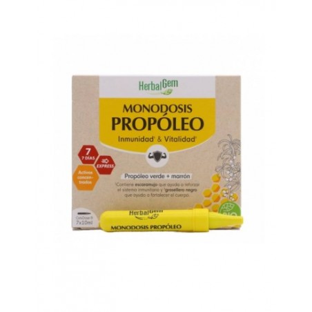  PRANAROM HERBAGEM PROPOLEO MONODOSIS BIO 7X10ML 