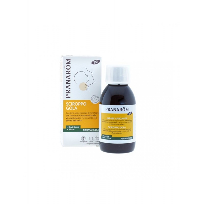 PRANAROM AROMAFORCE JARABE GARGANTA 150ML PRANAROM AROMAFORCE JARABE GARGANTA 150ML