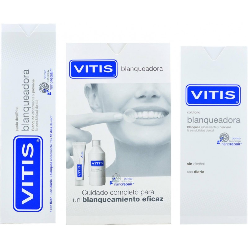 VITIS PACK BLANQ PÀSTA 100ML+ COLUTORIO 500 ML VITIS PACK BLANQ PÀSTA 100ML+ COLUTORIO 500 ML