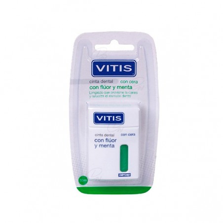  VITIS CINTA DENTAL CON FLUOR MENTA 50 M 