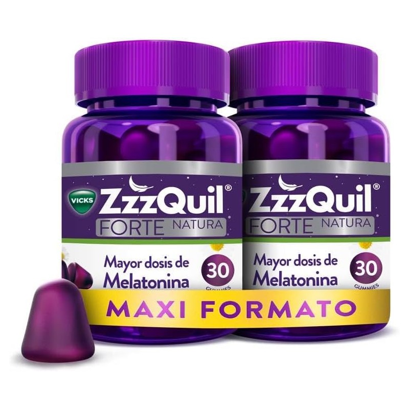 ZZZQUIL NATURA FORTE 2X30 GUMMIES SABOR A FRUTOS DEL BOSQUE ZZZQUIL NATURA FORTE 2X30 GUMMIES SABOR A FRUTOS DEL BOSQUE