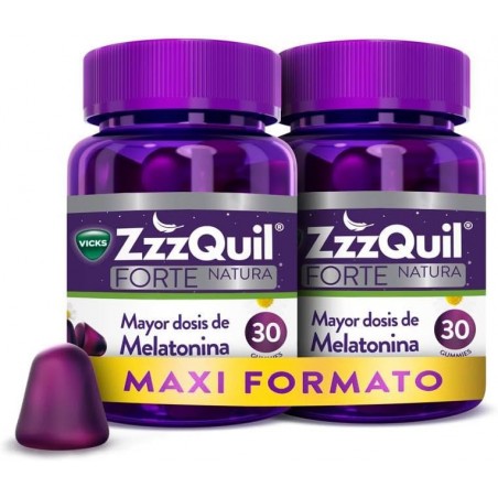  ZZZQUIL NATURA FORTE 2X30 GUMMIES SABOR A FRUTOS DEL BOSQUE 