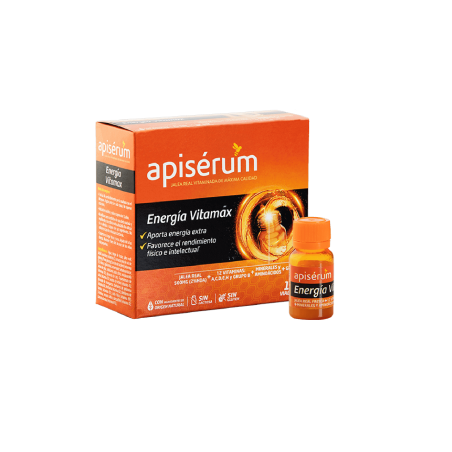  APISERUM ENERGIA VITAMAX 18 VIALES 
