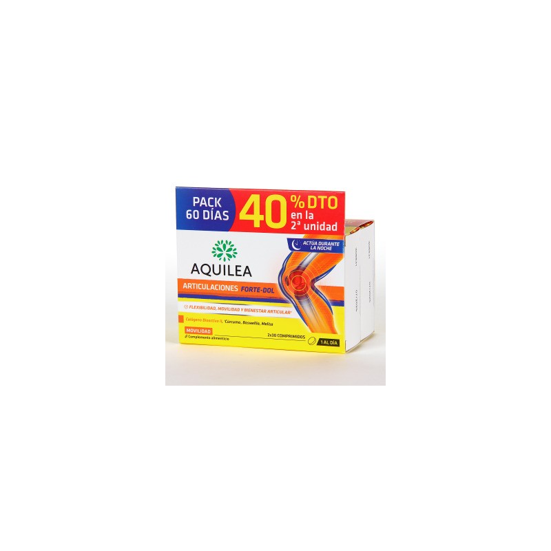 AQUILEA DUPLO ARTICULACIONES FORTE DOL 60 COMP 40 % AQUILEA DUPLO ARTICULACIONES FORTE DOL 60 COMP 40 %