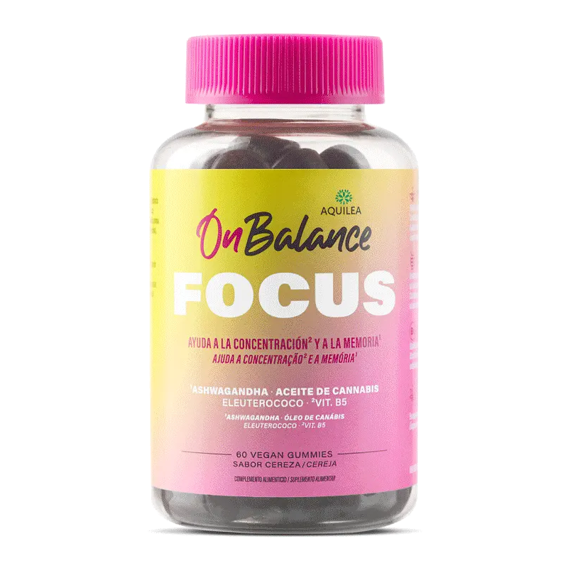 AQUILEA ONBALANCE FOCUS 60 GOMINOLAS SABOR CEREZA AQUILEA ONBALANCE FOCUS 60 GOMINOLAS SABOR CEREZA