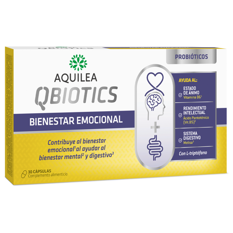 AQUILEA QBIOTICS BIENESTAR EMOCIONAL 30 CAPSULAS AQUILEA QBIOTICS BIENESTAR EMOCIONAL 30 CAPSULAS