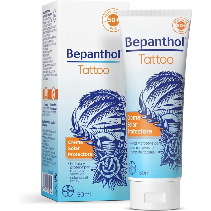 BEPANTHOL TATTOO CREMA SOLAR SPF50+ 50ML BEPANTHOL TATTOO CREMA SOLAR SPF50+ 50ML