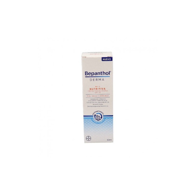 BEPANTHOL DERMA NUTRITIVA CREMA FACIAL DIARIA SPF25 1 ENVASE 50 ML BEPANTHOL DERMA NUTRITIVA CREMA FACIAL DIARIA SPF25 1 ENVASE 50 ML