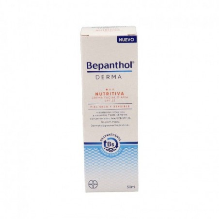  BEPANTHOL DERMA NUTRITIVA CREMA FACIAL DIARIA SPF25 1 ENVASE 50 ML 