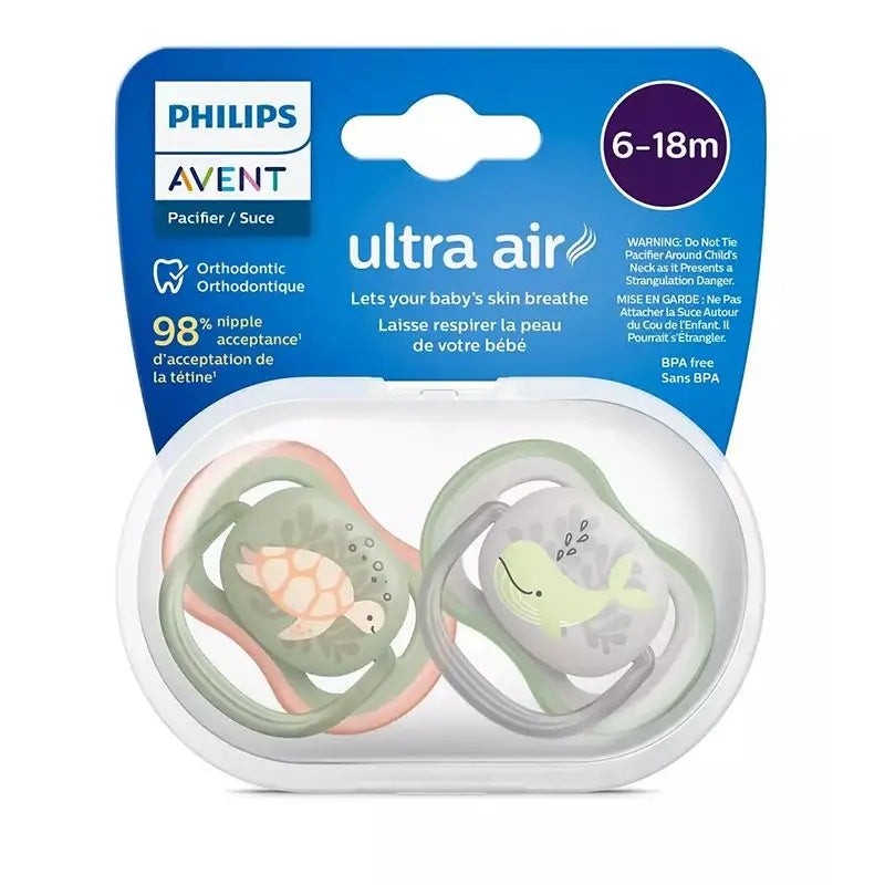 CHUPETE SILICONA PHILIPS AVENT ULTRA AIR 6 - 18 MESES 2 UNIDADES NIÑA CHUPETE SILICONA PHILIPS AVENT ULTRA AIR 6 - 18 MESES 2 UNIDADES NIÑA