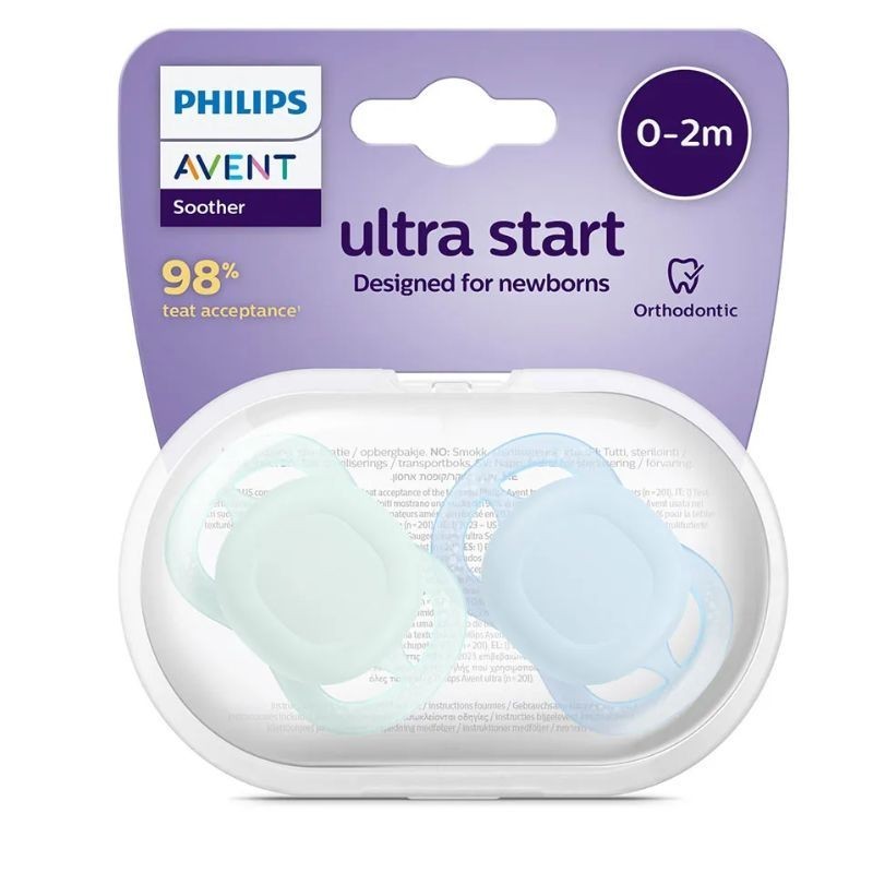 AVENT CHUPETE SILICONA PHILIPS ULTRA START 0-2 MESES 2 UNIDADES NIÑO AVENT CHUPETE SILICONA PHILIPS ULTRA START 0-2 MESES 2 UNIDADES NIÑO