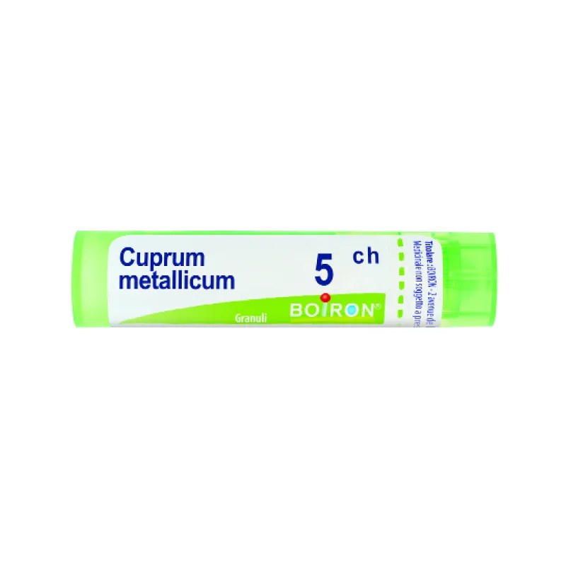 CUPRUM METALLICUM BOIRON C5 GLOBULOS 1 ENVASE 4 G CUPRUM METALLICUM BOIRON C5 GLOBULOS 1 ENVASE 4 G