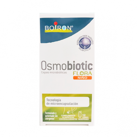  BOIRON OSMOBIOTIC FLORA NIÑO 12 SOBRES BUCODI 1,6 G 