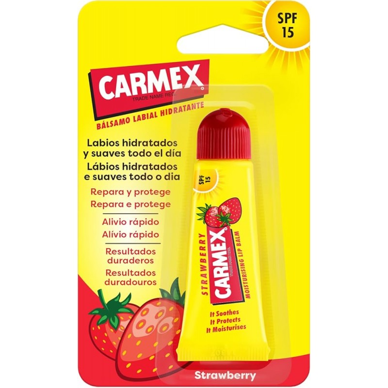 CARMEX PROTECTOR LABIAL TUBO FRESA 4.25 G CARMEX PROTECTOR LABIAL TUBO FRESA 4.25 G