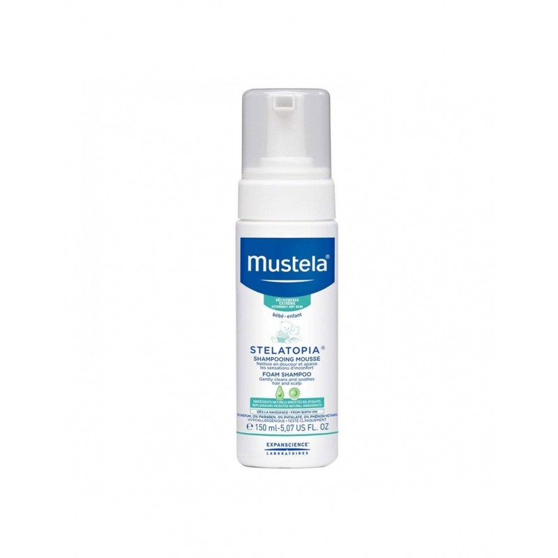 MUSTELA STELATOPIA CHAMPU MOUSSE RECIEN NACIDO 150 ML MUSTELA STELATOPIA CHAMPU MOUSSE RECIEN NACIDO 150 ML