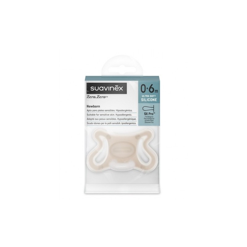 SUAVINEX ZERO.ZERO CHUPETE SILICONA FISIOLOGICO SX PRO 0-6 MESES LIGHT SUAVINEX ZERO.ZERO CHUPETE SILICONA FISIOLOGICO SX PRO 0-6 MESES LIGHT