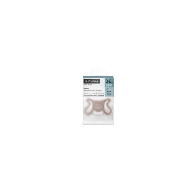 SUAVINEX ZERO.ZERO CHUPETE SX PRO SILICONA FISIOLOGICO   0-6 MESES CARAMEL