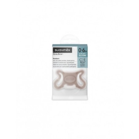  SUAVINEX ZERO.ZERO CHUPETE SX PRO SILICONA FISIOLOGICO   0-6 MESES CARAMEL 