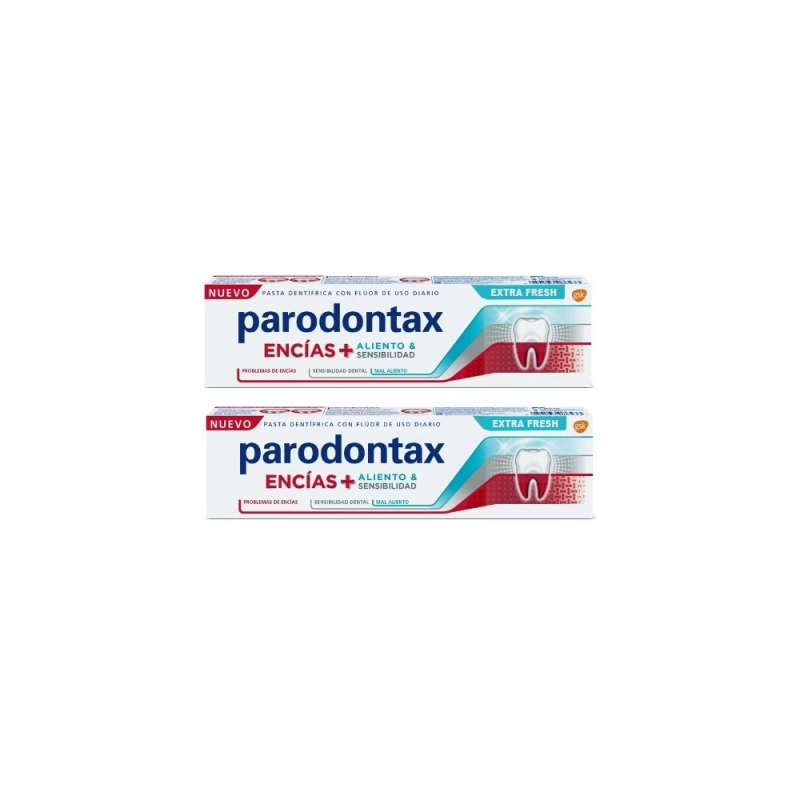 PARODONTAX ENCIAS+ALIENTO SENSIBILIDAD DUPLO 75 ML PARODONTAX ENCIAS+ALIENTO SENSIBILIDAD DUPLO 75 ML