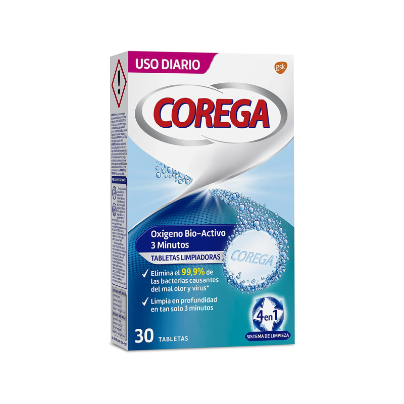 COREGA OXIGENO BIO-ACTIVO 30 TABLETAS COREGA OXIGENO BIO-ACTIVO 30 TABLETAS