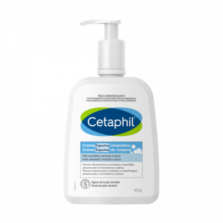  CETAPHIL CREMA ESPUMA LIMPIADORA 473 ML 