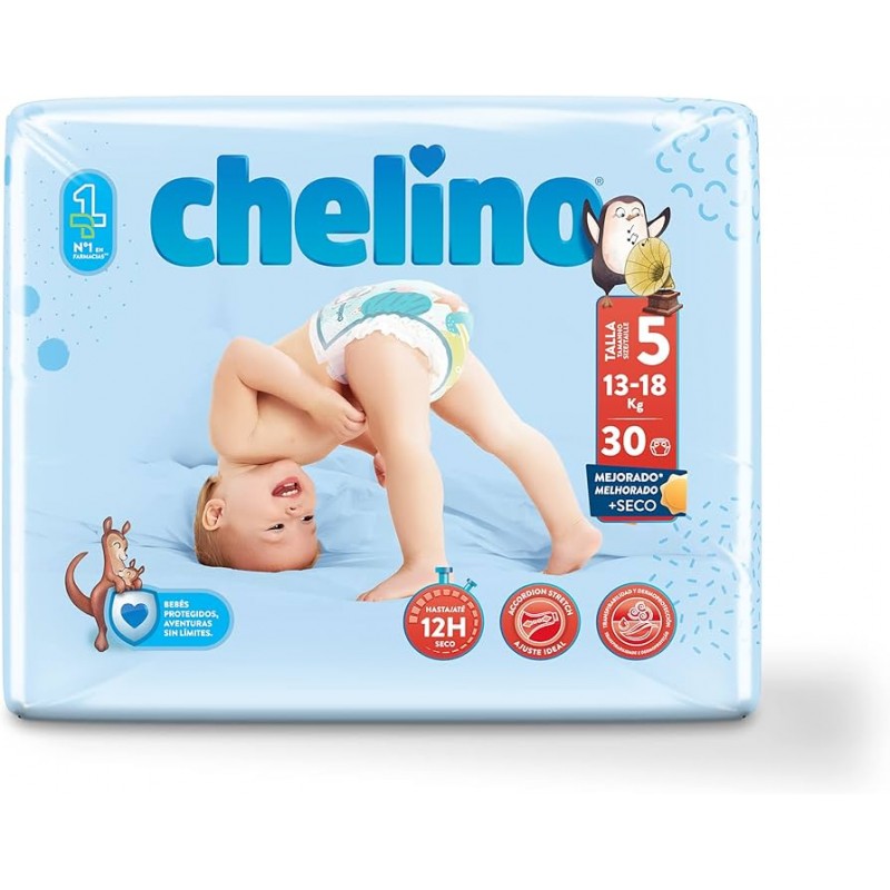 PAÑAL CHELINO T5 13-18 KG 30 PAÑAL CHELINO T5 13-18 KG 30