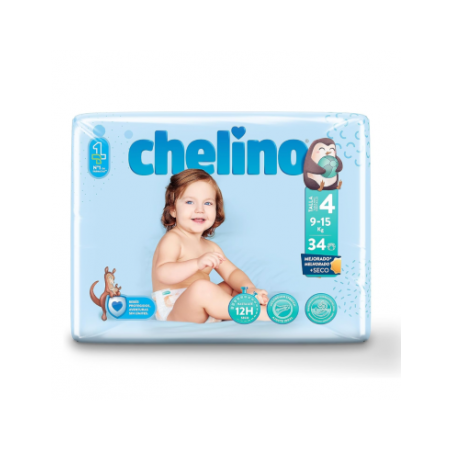  PAÑAL CHELINO T4 9-15 KG 34 