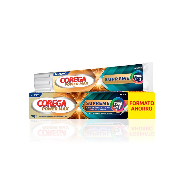 COREGA POWER MAX SUPREME TODO EN 1 1 TUBO 70 G COREGA POWER MAX SUPREME TODO EN 1 1 TUBO 70 G