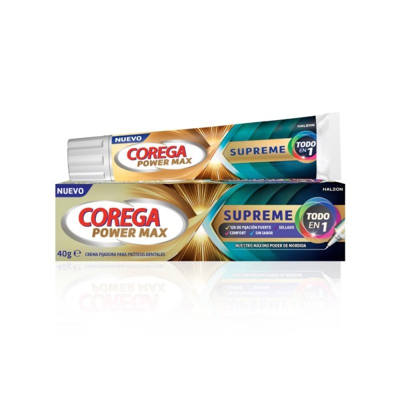 COREGA POWER MAX SUPREME TODO EN 1 1 TUBO 40 G COREGA POWER MAX SUPREME TODO EN 1 1 TUBO 40 G
