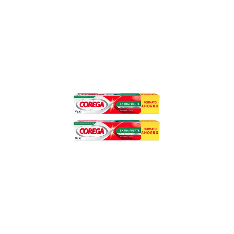 COREGA EXTRA FUERTE 70 GR DUPLO COREGA EXTRA FUERTE 70 GR DUPLO