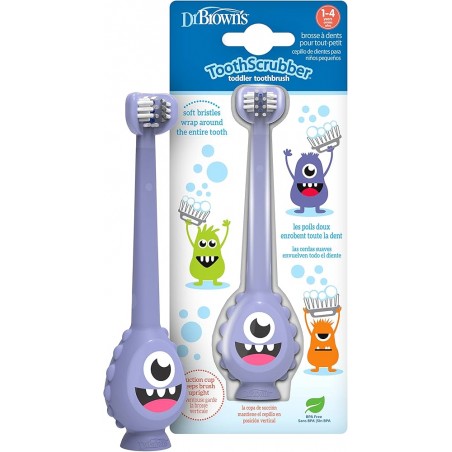  DR BROWN´S CEPILLO DENTAL 1-4 MONSTRUO MORADO 