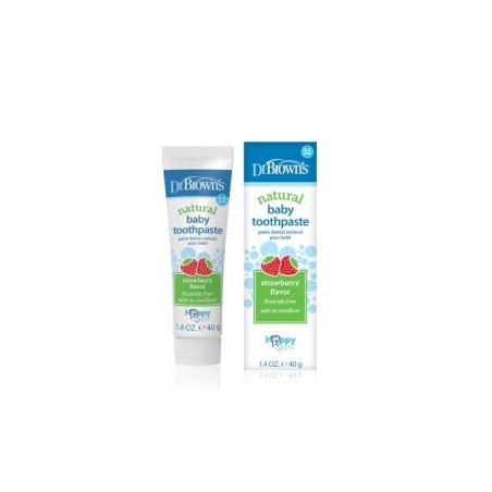  DR BROWN´S PASTA DENTAL INFANTIL BEBE 40 G FRESA 