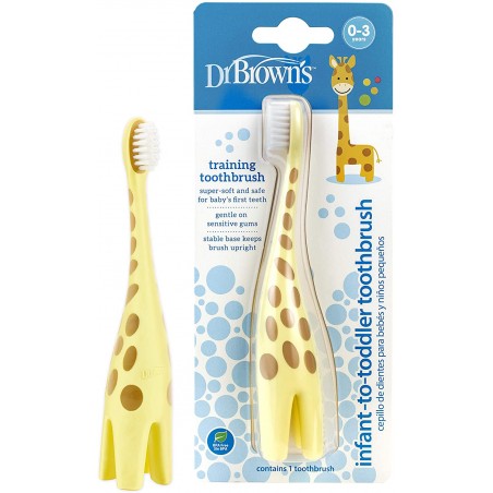  DR BROWN´S CEPILLO DIENTES 0-3 AÑOS JIRAFA 